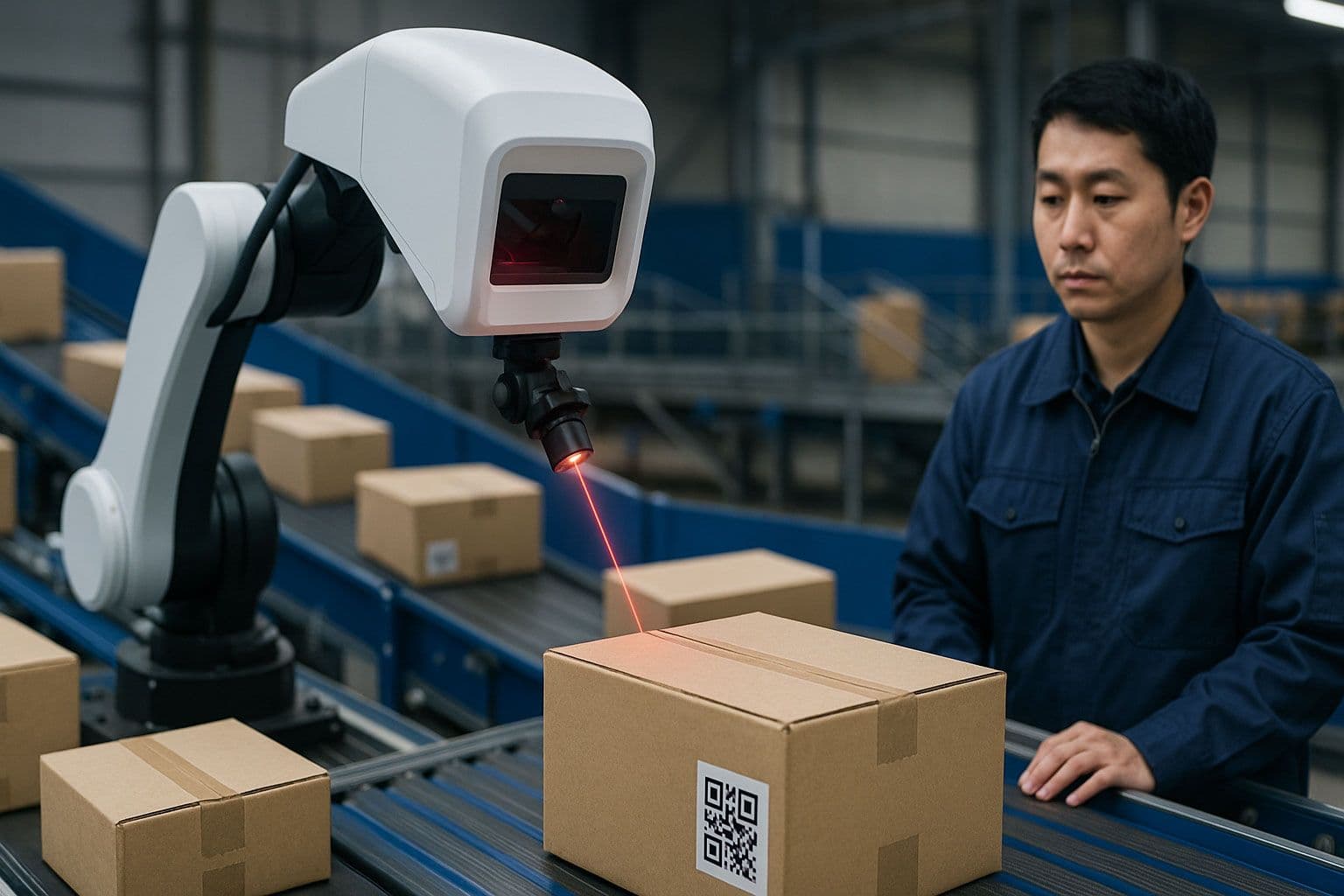 AI活用で搬入貨物の仕分けと数量確認を効率化