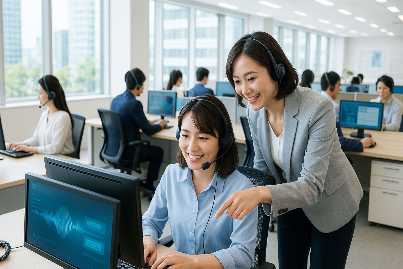 コンタクトセンターに音声認識AI導入で年間9,200時間の業務削減